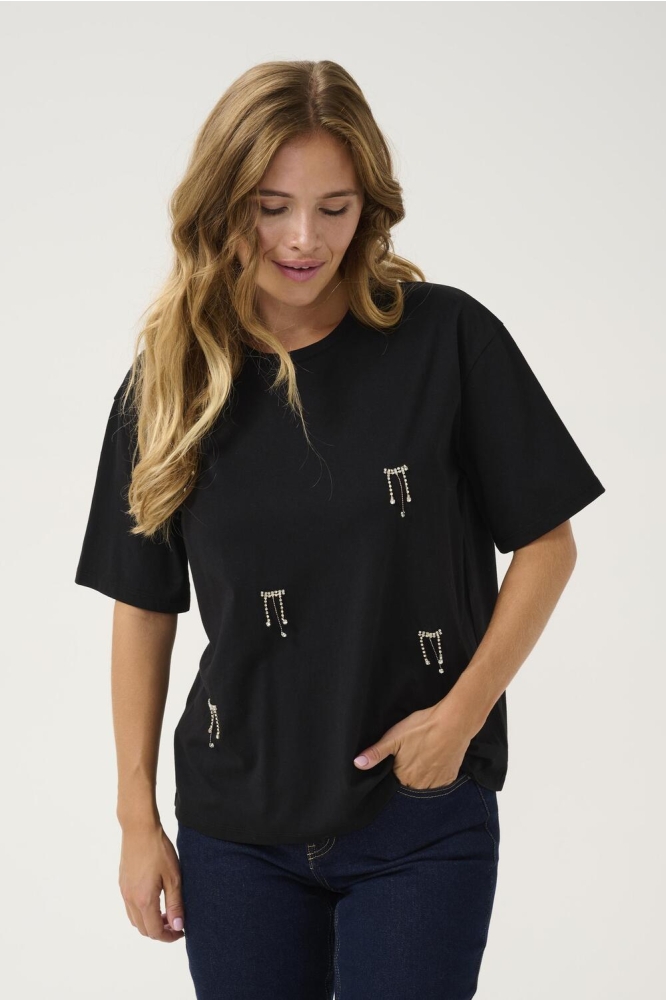 CUBRILLO AMORA T SHIRT 50111188 500012 BLACK